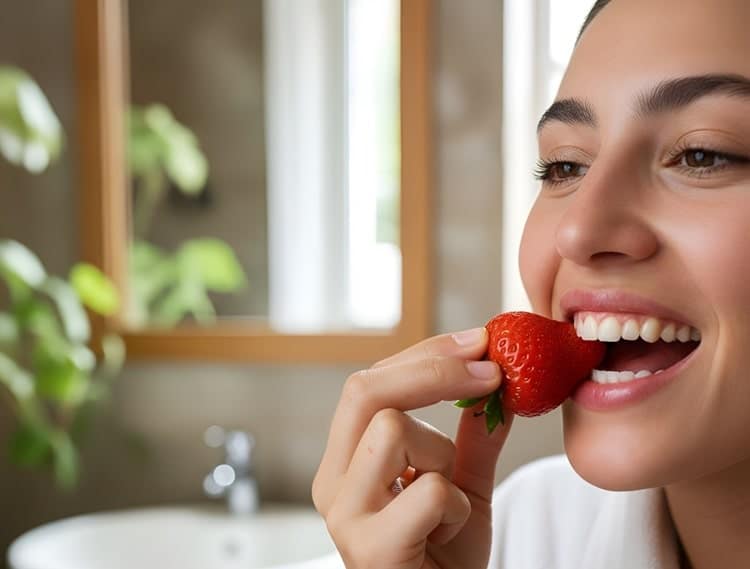 eating healthy foods to prevent Coffee and Tea Stains on Teeth