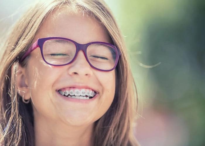 a child with Braces